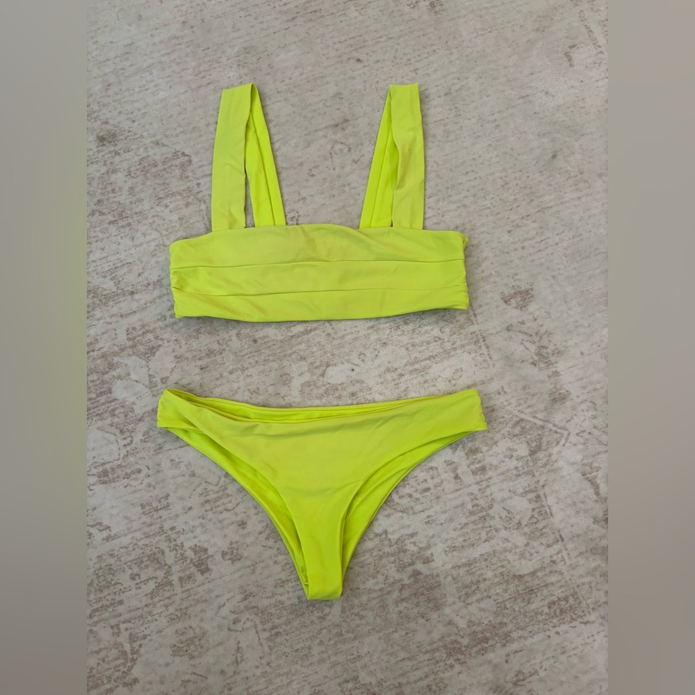 Neon Yellow Bikini Set